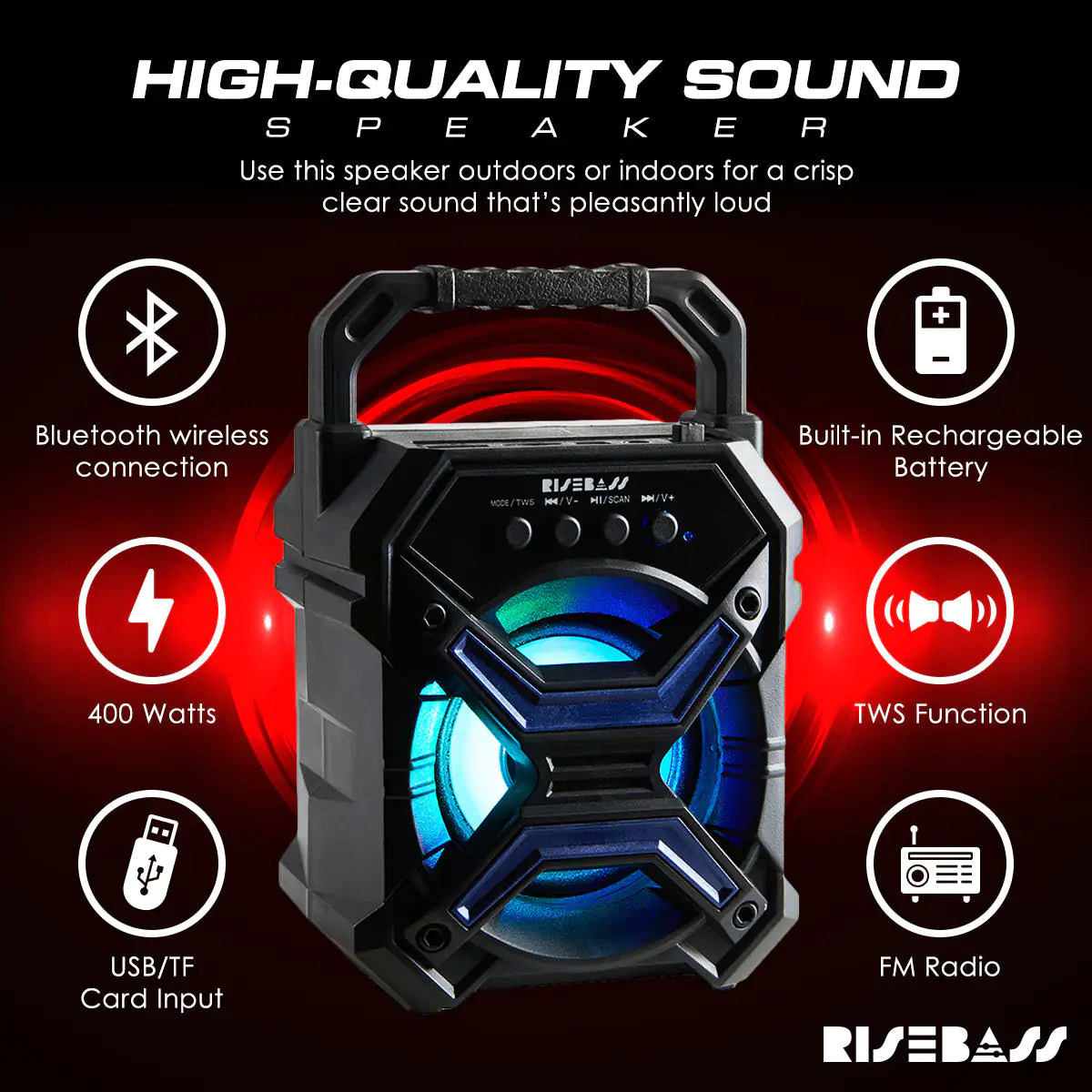 Portable Wireless Bluetooth Speaker